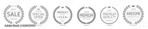 Laurel wreath icons