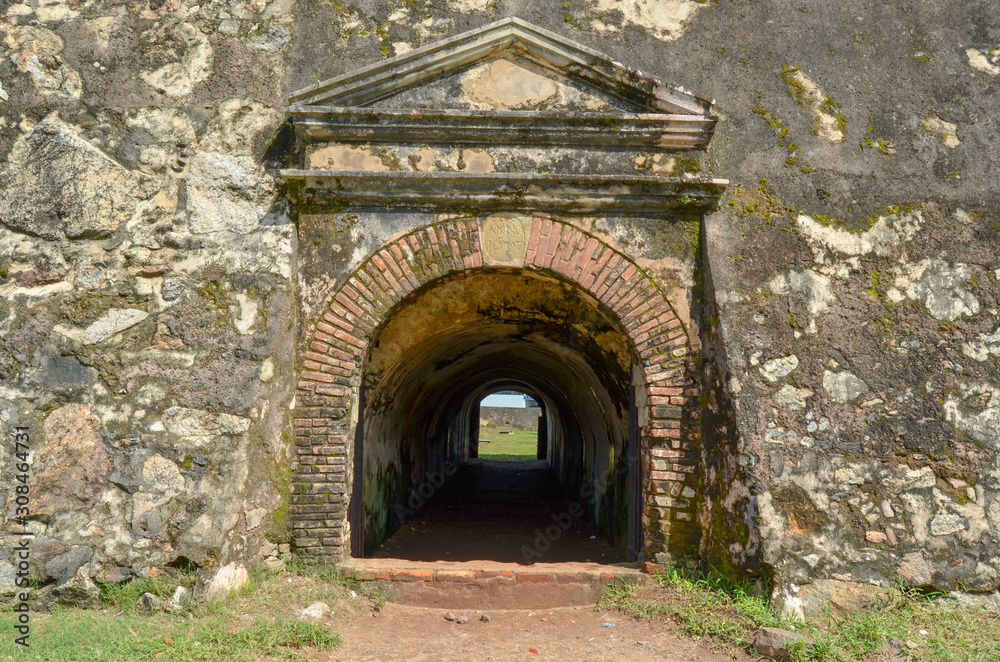 Fototapeta premium Gang in Fort Galle, Sri Lanka