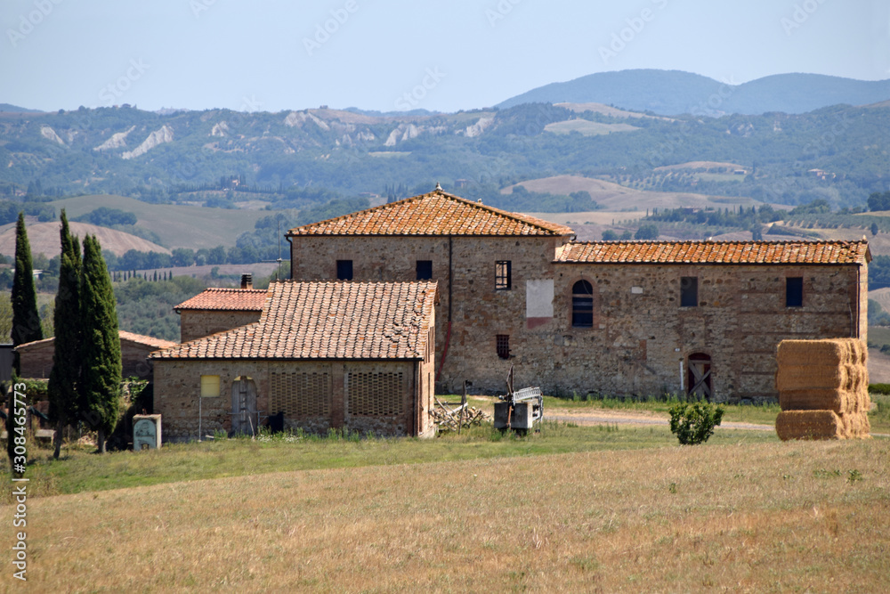 A typical and characteristic Tuscan construction - Tuscany Italy