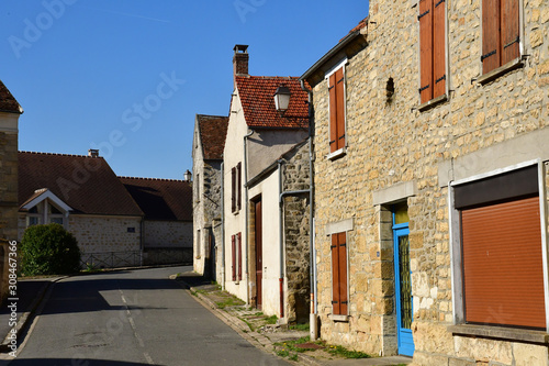 Sagy; France - march 22 2019 : the village photo