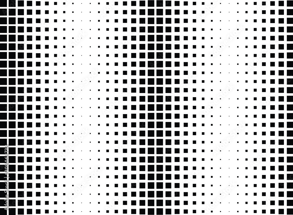 Abstract halftone dotted background. Monochrome pattern with square. Vector modern pop art texture for posters, sites, cover, business cards, postcards, grunge art, labels layout, stickers. Abstract halftone dotted background. Monochrome pattern with square. Vector modern pop art texture for posters, sites, cover, business cards, postcards, grunge art, labels layout, stickers.