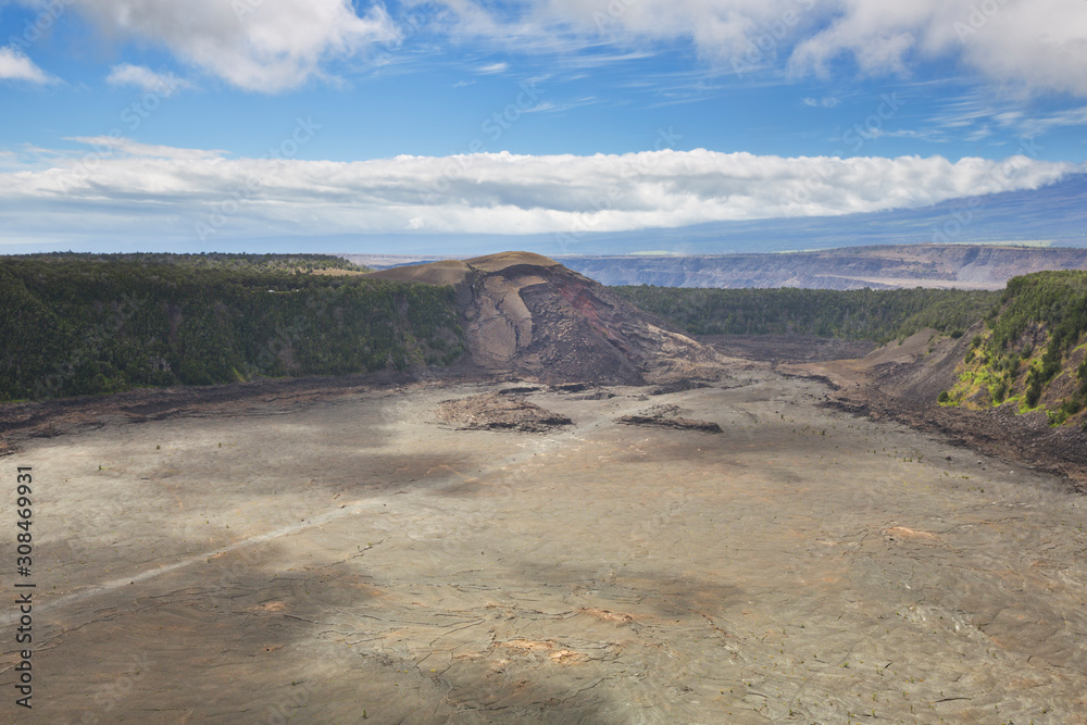 Kilauea Iki crater in Big Island Hawaii, USA