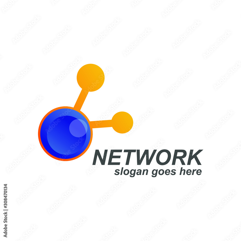 Network Technology Logo Design Vector Network Technology Logo Design Vector