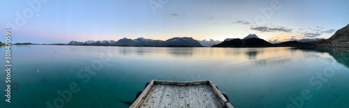 Sunset in the Lofoten Islands