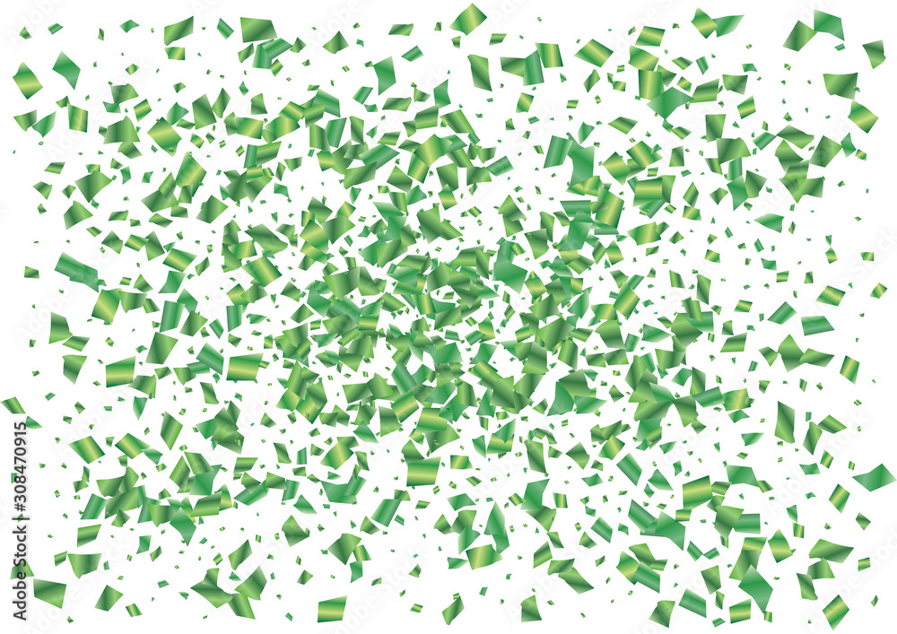 Festive green rectangle confetti background. Abstract frame confetti texture for holiday, postcard, poster, website, carnival, birthday, children's parties. Cover confetti mock-up. Wedding card layout Festive green rectangle confetti background. Abstract frame confetti texture for holiday, postcard, poster, website, carnival, birthday, children's parties. Cover confetti mock-up. Wedding card layout