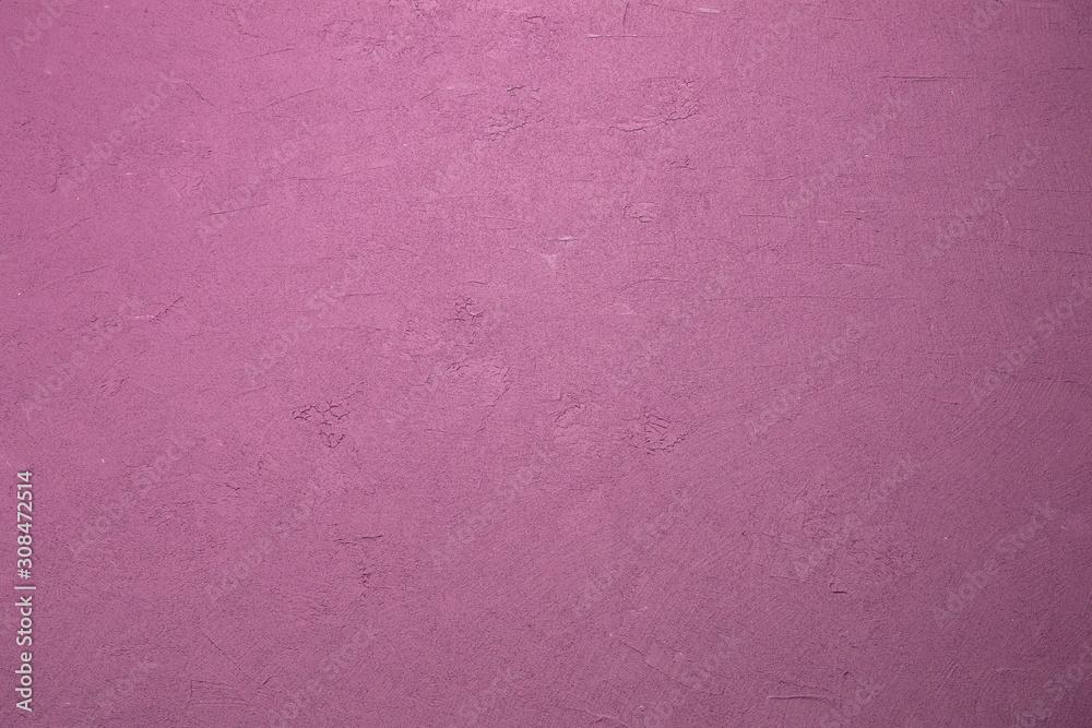Fototapeta premium Concrete texture background, pink color, top view board, natural pattern