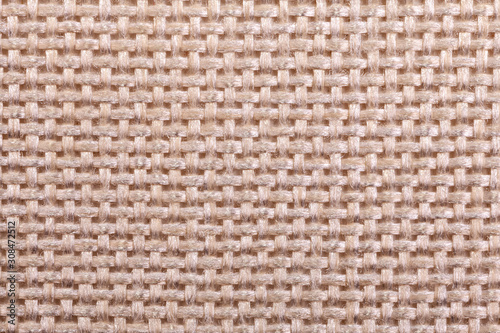 Texture of coarse wicker fabric.