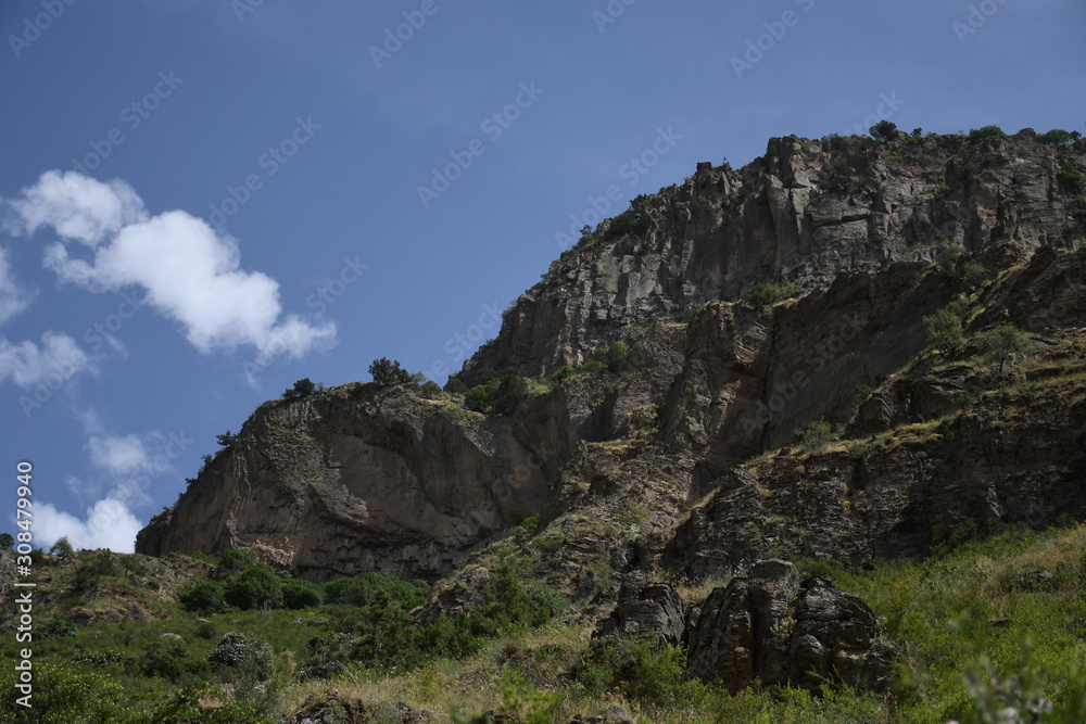 rocks in the mountains