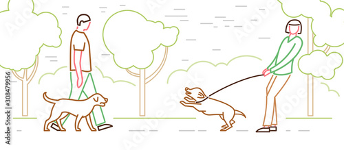 Walking the dog