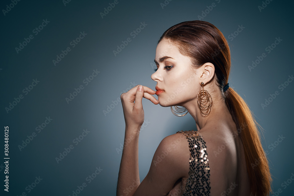 Obraz premium beautiful woman charm luxury lifestyle model