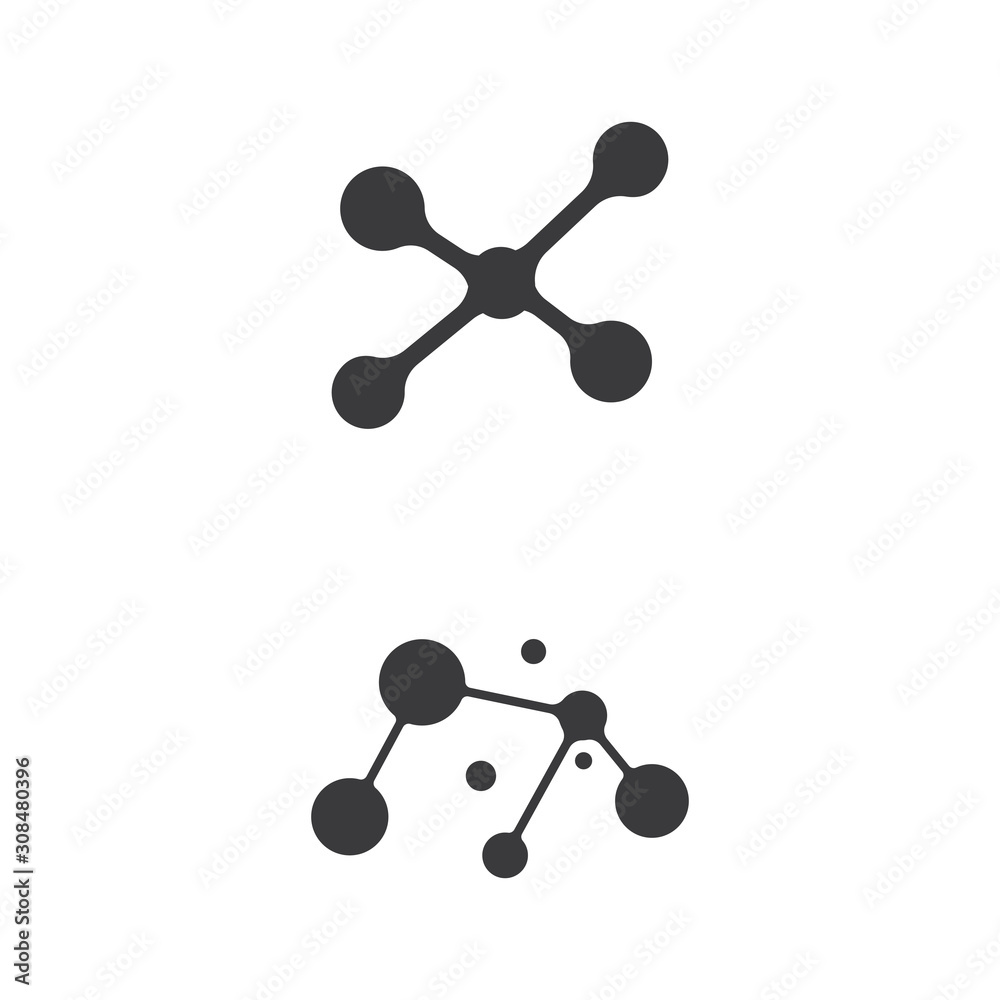 Molecule vector illustration design Molecule vector illustration design