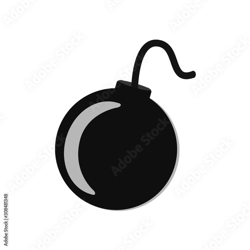 Cartoon bomb background and explosive light Vector - Illustration