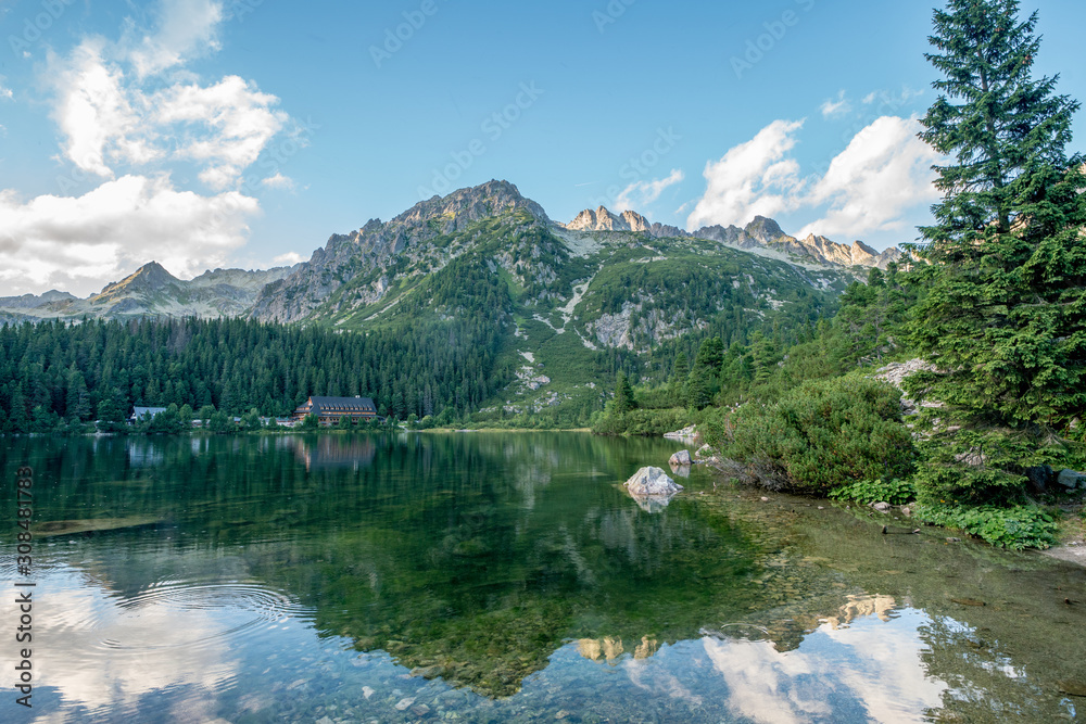Popradske lake landscape