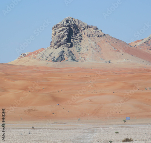 sharjah mountain Jabal al fayah uae photo