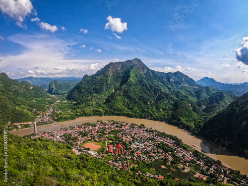 Beautiful view at Nong Kiew, Laos © kantharochana