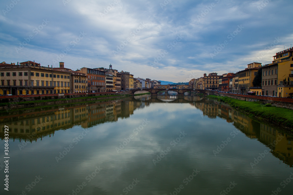 A panoramic view of the city of Florence. Italy
