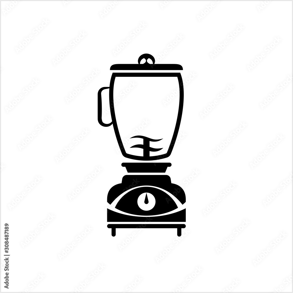 Blender Mixer Icon, Kitchen Home Electric Appliance Blender Mixer Icon, Kitchen Home Electric Appliance
