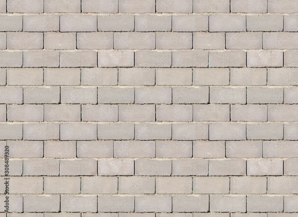 Fototapeta premium seamless background of gray color brick block