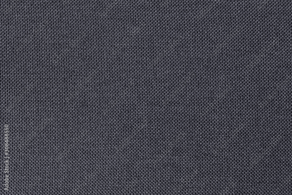 Grey cotton fabric texture background, seamless pattern of natural textile.  Stock Photo