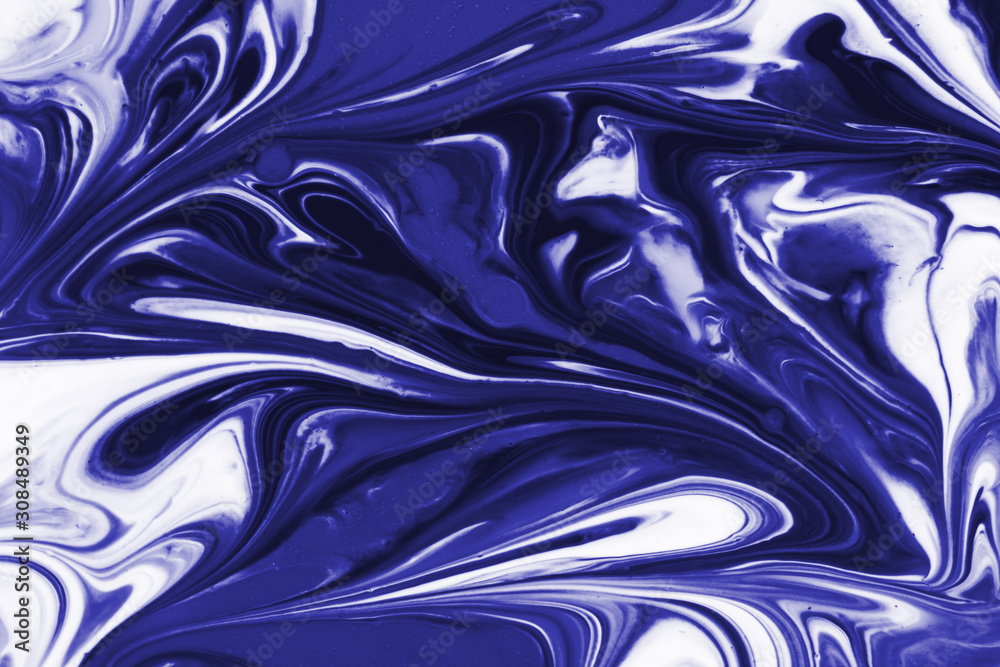 Obraz premium Purple background from liquid and color combinations