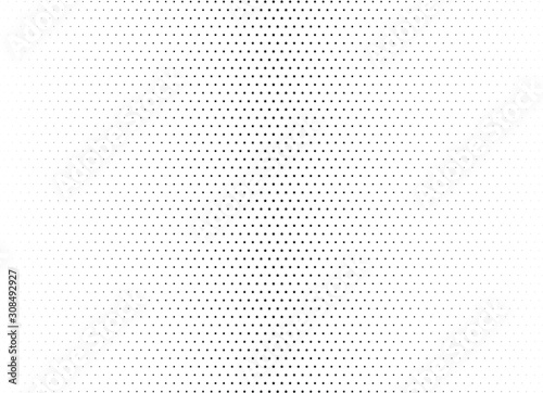 Abstract halftone dotted background. Monochrome futuristic grunge pattern  stars.  Vector modern optical pop art texture for posters  site  postcard  cover  labels  vintage sticker  mock-up layout.