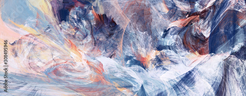 Bright artistic splashes. Abstract painting color texture. Modern futuristic ...