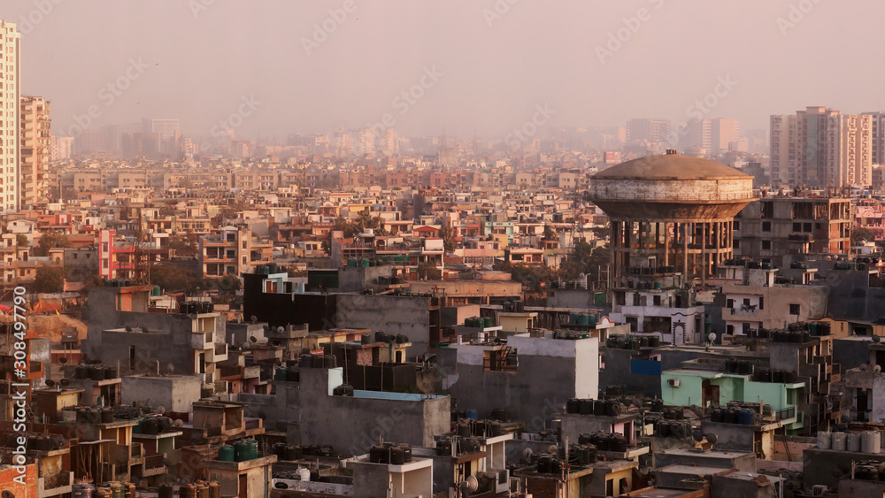 Blick über Neu Delhi