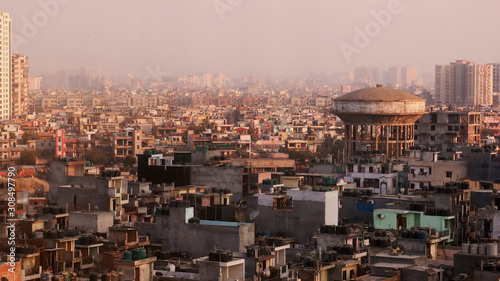 Blick über Neu Delhi
