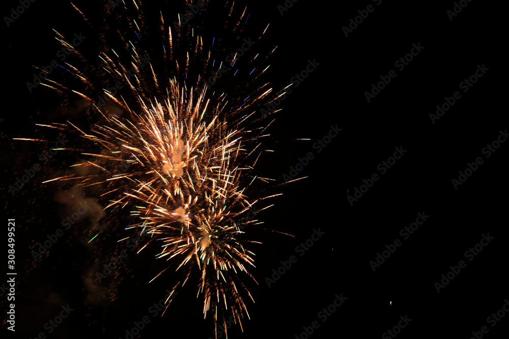 Fireworks in Chinese New Year Fireworks in Chinese New Year