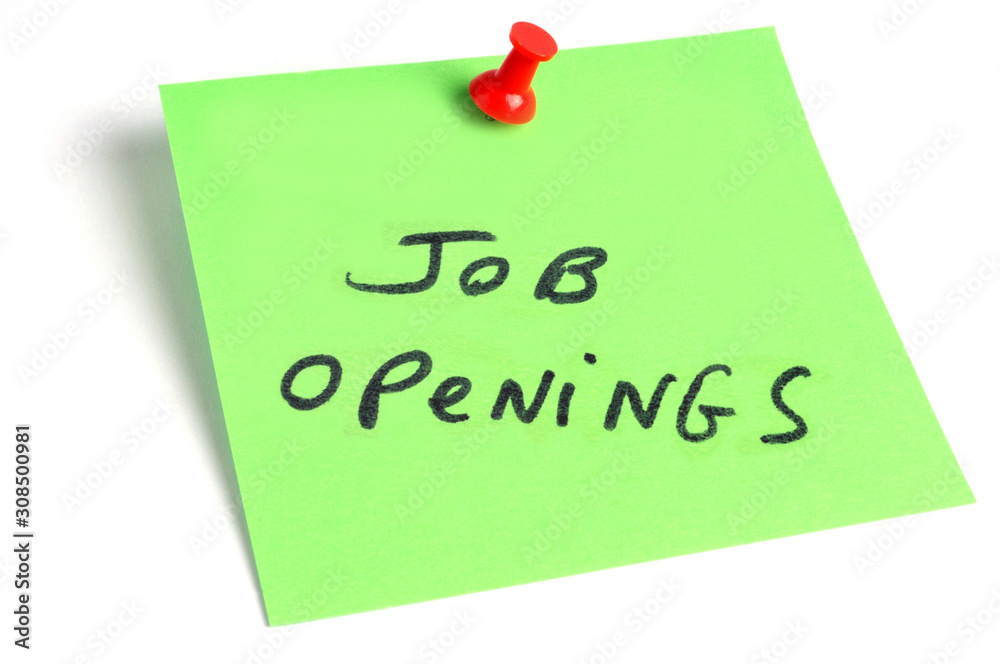 Job openings Job openings