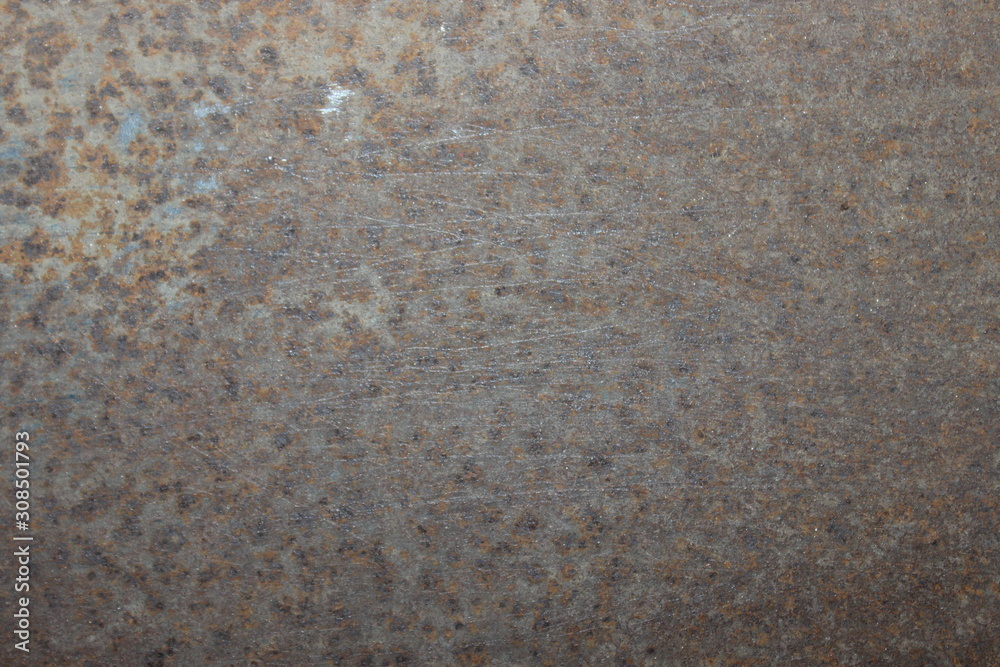 Old rusty sheet of iron. Russia. Old rusty sheet of iron. Russia.