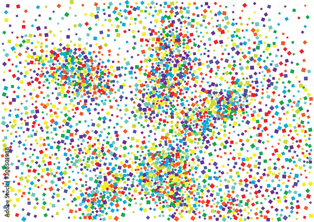 Festive color square confetti background. Abstract frame confetti texture for holiday, postcard, poster, website, carnival, birthday, children's parties. Cover confetti mock-up. Wedding card layout Festive color square confetti background. Abstract frame confetti texture for holiday, postcard, poster, website, carnival, birthday, children's parties. Cover confetti mock-up. Wedding card layout