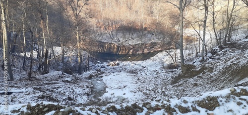 river in winter
