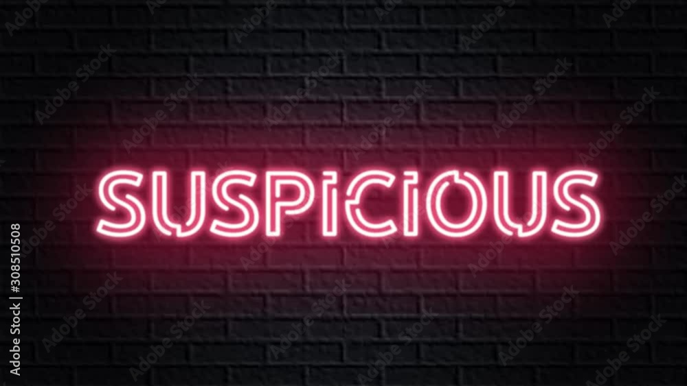 red neon video animation suspicious red neon video animation suspicious