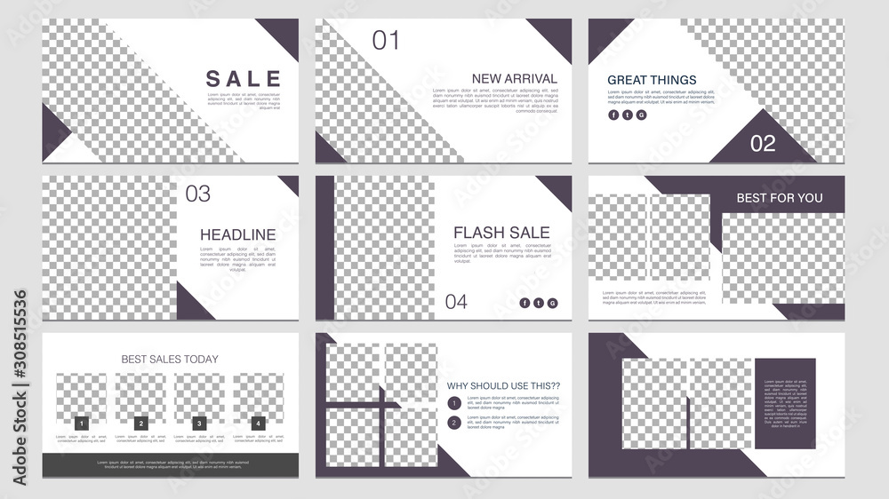 Sale template collection for promotion sale. Editable banner for presentation, web and internet ads.