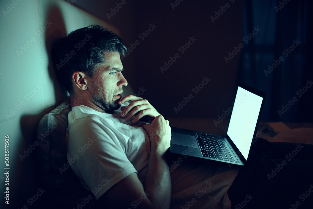 hacker stealing data from laptop