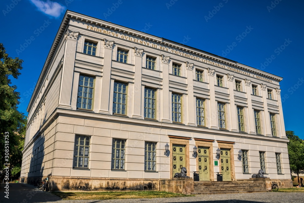 Obraz premium martin-luther-universität halle-wittenberg, deutschland