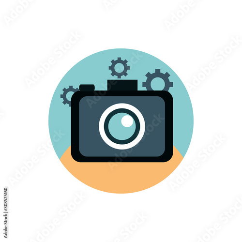 digital marketing photo camera setting gears