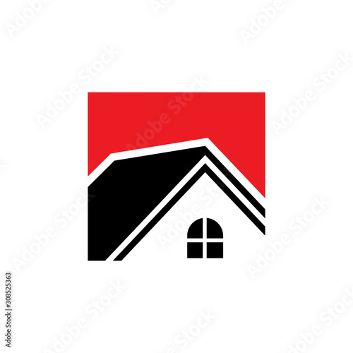Real Estate Business Logo Vector Template. Abstract house or home logo. Building, Property Development, and Construction Logo.
