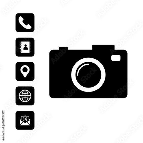 web icon set vector design symbol