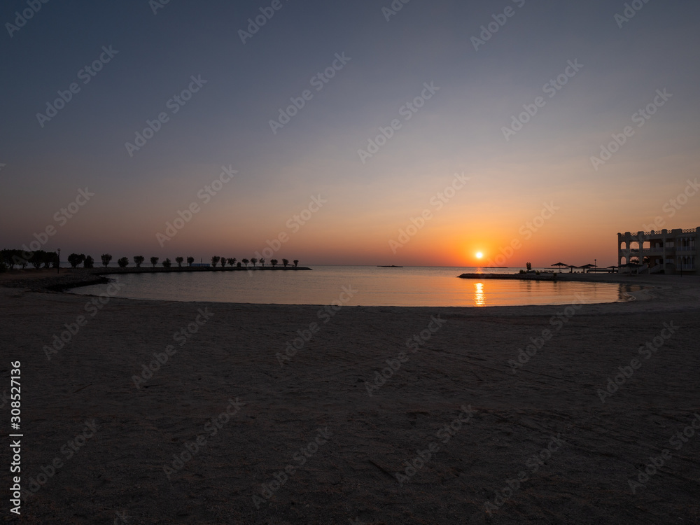 Sunset on Hawar Islands, Bahrain