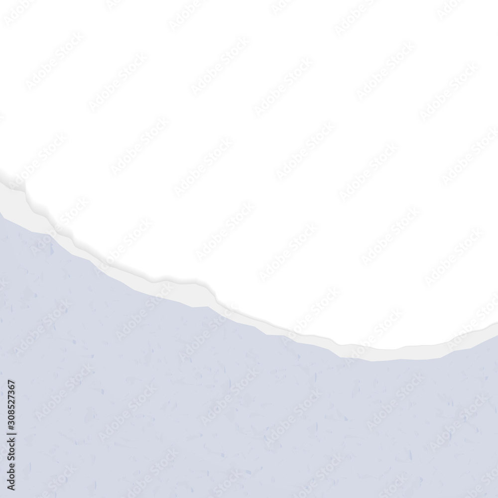 Obraz premium A hole in the cardboard. Background of ripped recycled paper.