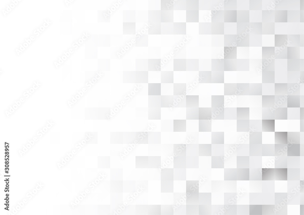 Vector : Abstract gray square on white background Stock Vector | Adobe ...