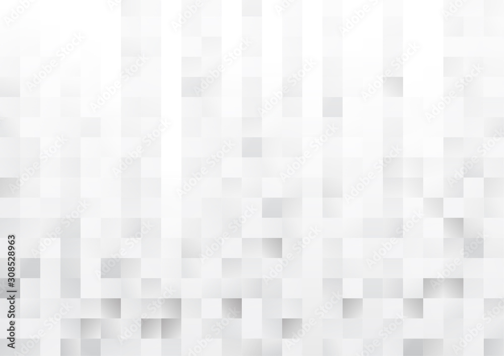 Vector : Abstract gray square on white background Vector : Abstract gray square on white background