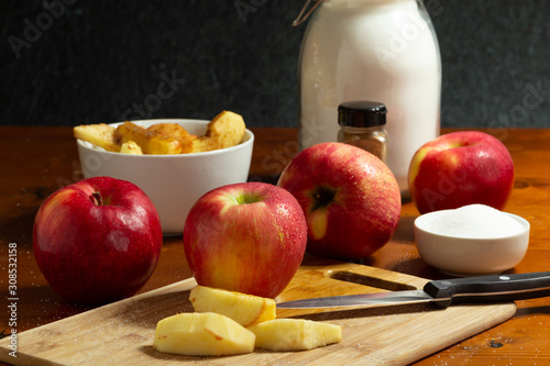 Prepping Apples for deserts