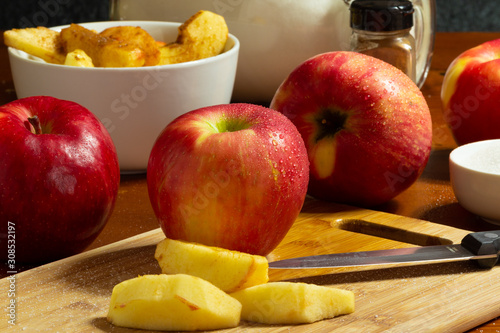 Prepping Apples for deserts