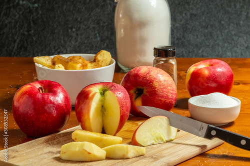Prepping Apples for deserts
