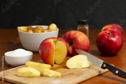 Prepping Apples for deserts