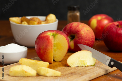 Prepping Apples for deserts