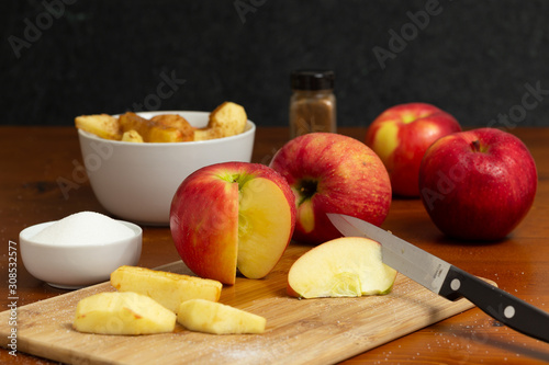 Prepping Apples for deserts